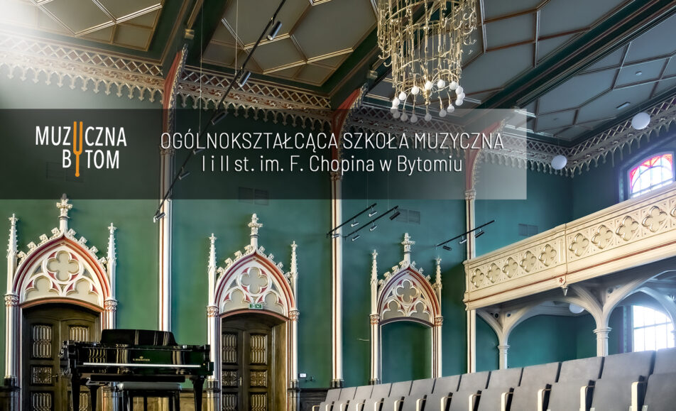 Sala koncertowa Ogólnokształcącej Szkoły Muzycznej I i II stopnia w Bytomiu
