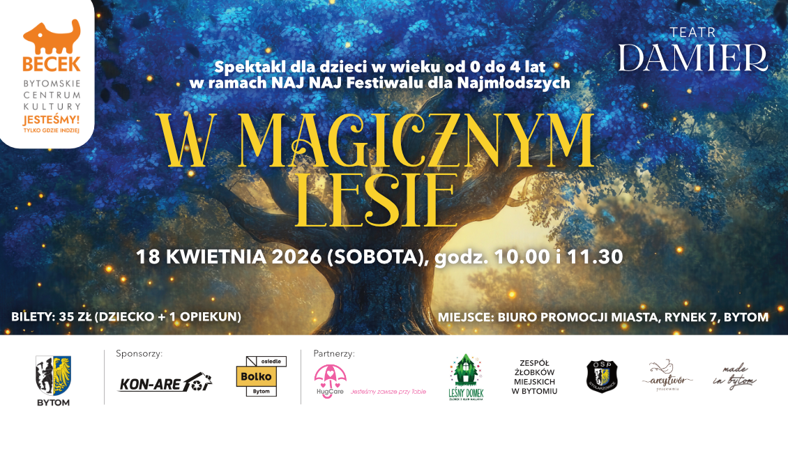 2026-04-18 Spektakl dla dzieci: W magicznym lesie