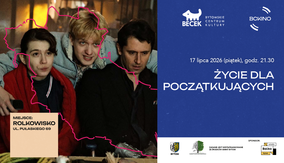 Plakat informujący o BCKinie plenerowym